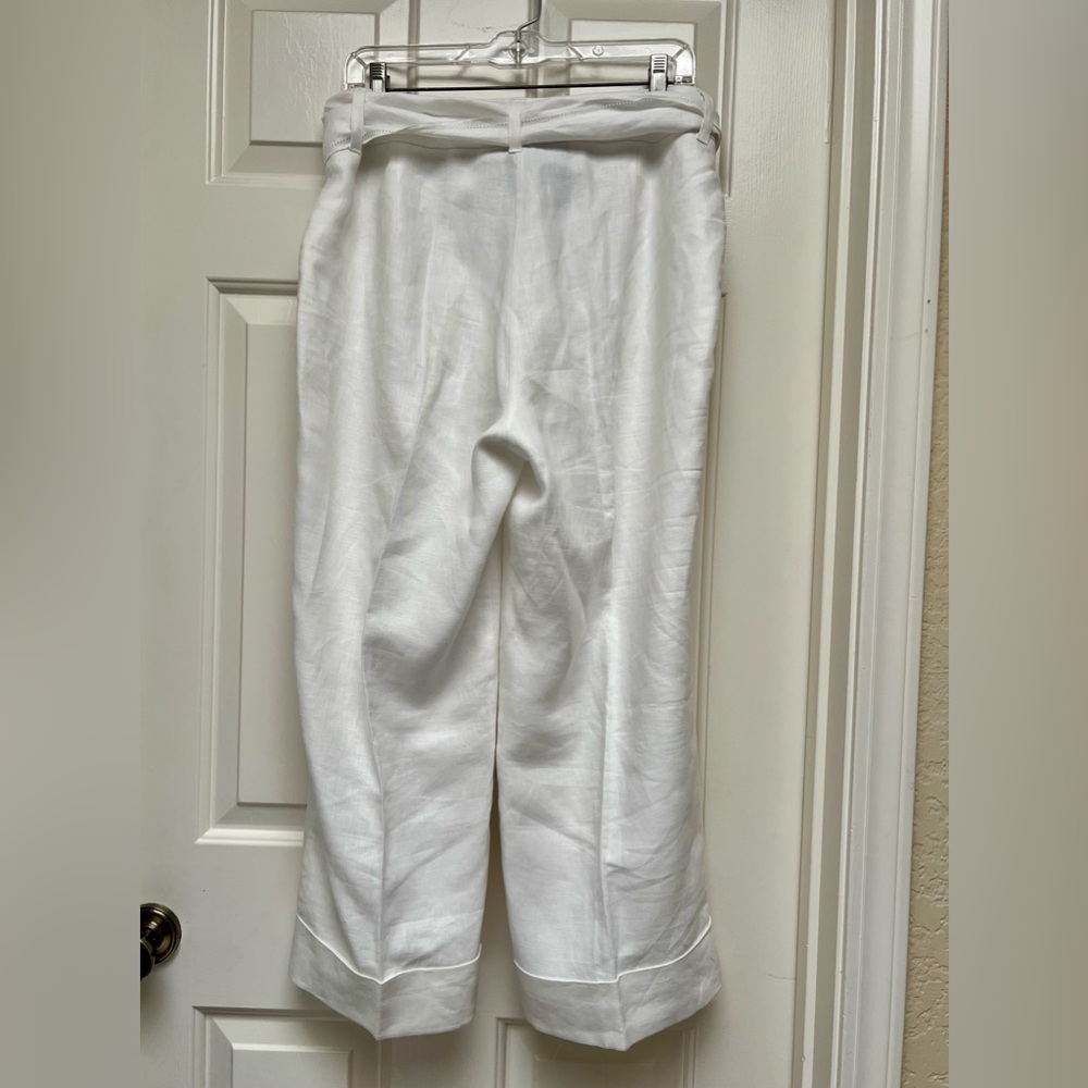 Jones New York white linen pants - Picture 3 of 11